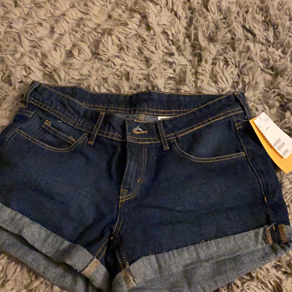 Denim Low Waist Shorts